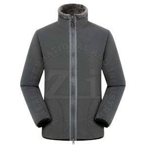 Chaqueta Polar de Invierno para Hombre, Cómoda, de Alta Calidad, con Cuello Alto, Ecológica, Transpirable, Reversible, Ligera, Talla Grande - Product Image 1