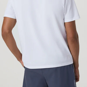 T-shirt Polo Homme Col Rond Manches Courtes en Coton Mélangé Respirant Coupe Moderne pour l'Été – Vêtement Décontracté, Production en Gros - Product Image 5