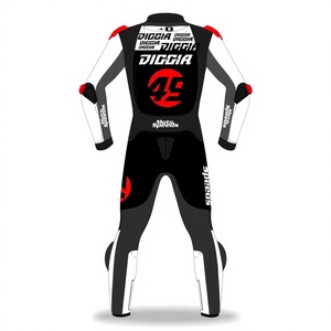 Traje de Motociclismo Fabio Di Giannantonio MotoCP Rucati Racing, Piel de Vacuno/Canguro, Mono para Pista/Motociclismo, Nivel CE 2 - Product Image 2