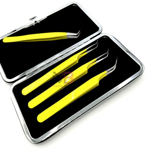 Bulk Private Label Lash Extensions Tweezers Custom Logo Accessories Tool Eyelash Tweezers Wholesale Tweezers - Product Image 5