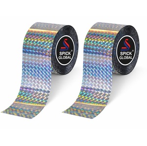 Rouleau de ruban réfléchissant multi-usages pour effrayer les oiseaux, vente en gros, répulsif holographique contre les pigeons, les moineaux et les animaux sauvages - Product Image 1