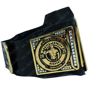 Cinturón de Campeonato de Lucha Libre BFW Personalizado, el Más Vendido, Indiscutible, de Lujo, con Placas Gruesas de Latón y Piedras de Cristal - Product Image 2