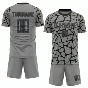 Última Llegada, Uniforme de Fútbol Transpirable de Secado Rápido, Conjunto de Uniforme de Fútbol Unisex, Ropa de Equipo, Logotipo Personalizado, Uniforme de Fútbol OEM - Product Image 2