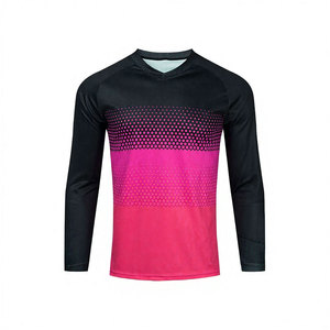 เสื้อเจอร์ซีย์ปั่นจักรยานแขนยาวสำหรับผู้ชาย เสื้อมอเตอร์ครอส MTB เสื้อสำหรับแข่งออฟโรด ชุดกีฬา แห้งเร็ว ระบายอากาศได้ดี เสื้อเจอร์ซีย์มอเตอร์ไซค์แบบสั่งทำพิเศษ - Product Image 4