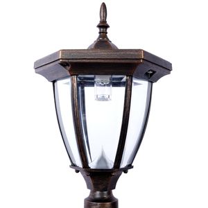 Stratford Heavy Duty Modern Decorative <b>Mailbox</b>/Post Light Combination Kit Fluted Base Durable and Stylish Post for Outdoor Use - Product Image 5