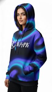 Sudadera con Capucha Unisex Extra Grande de Moda para Invierno, con Bordado y Sublimación, Estampado Completo, Tela Suave, Ideal para la Moda Urbana Diaria - Product Image 5