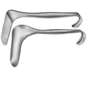 Instruments chirurgicaux vaginaux PISSCO, instruments médicaux pour interventions vaginales, outils de chirurgie vaginale, 2 pièces en acier inoxydable - Product Image 1