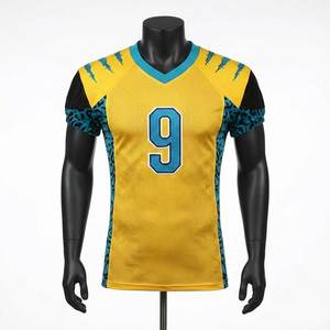 Jersey de Fútbol Americano Transpirable de Diseño Nuevo OEM, Jersey de Fútbol Personalizado de Malla al por Mayor de Alta Calidad - Product Image 1