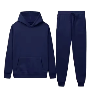 Solid Pattern New Design Customized Sport Winter Track Suit for Men Streetwear Training Wear Casual Comfortable Heavyweight - Product Image 2