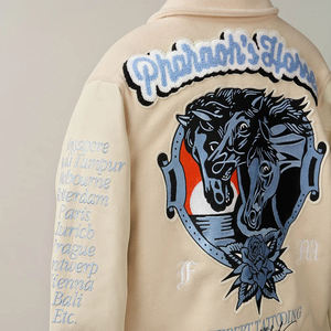 High Quality Mens Letterman Varsity <b>Jacket</b> Custom Logo Embroidered Wool Leather Sleeve <b>Baseball</b> <b>Bomber</b> <b>Jacket</b> - Product Image 2