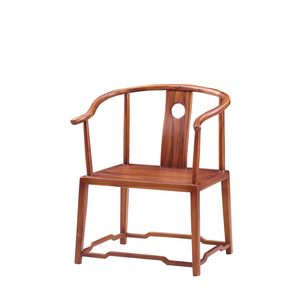 Chaise de salle à manger classique en teck de style Ming chinois, durable, confortable et écologique, pour la maison et le bureau - Product Image 5