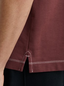 เสื้อยืดคอกลมแขนสั้นผู้ชาย สีพื้น ผ้าฝ้ายเจอร์ซีย์ ทรงปกติ สวมใส่สบาย ระบายอากาศได้ดี - Product Image 4