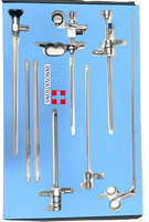 Endochoice Bipolar Hysteroscopy-Resectoscope 19/22fr Complete Instruments Set 2.9mm Optic Supported German Style Gynecology