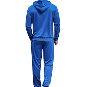 Custom Men's Winter Hooded Solid Color Breathable <b>Lightweight</b> Tracksuit Drawstring Jacket Regular Fit Pants Quick Dry Sports Gym - Product Image 4