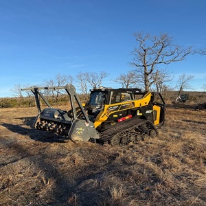 Hydraulic ASV Skid Steer Loader <b>Mulcher</b> High Load Moment Diesel Powered Engine Motor Pump 15.7-37kW Power Crawler Drive - Product Image 5