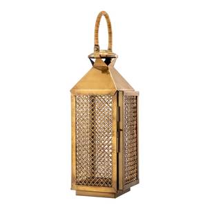 Elegante Linterna Metálica Hecha a Mano con Detalles Finos y Acabado Duradero, Ideal para Iluminación con Velas y Decoración de Mesa Central - Product Image 3
