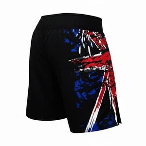 Shorts de MMA para Hombre al por Mayor, Shorts de Combate Negros con Diseño Gráfico para Entrenamiento y Combate - Product Image 2