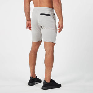 กางเกงวิ่งผู้ชายคุณภาพสูงขายส่ง ผลิตตามสั่ง ผ้าโพลีเอสเตอร์ 100% กันลม ความยาวระดับเข่า มีเชือกผูกเอว กางเกงฟลีซผู้ชาย - Product Image 5