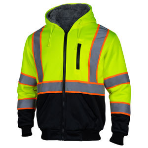 Sweat-shirt de sécurité réfléchissant néon, vêtements de travail haute visibilité pour les équipes de construction - Product Image 5