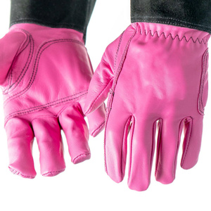 Gants de sécurité robustes en cuir de chèvre et de vache pleine fleur, soudés TIG, pour la lutte contre les incendies et la protection des mains – Performance optimale - Product Image 2