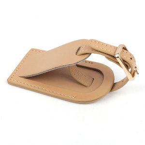 Premium Genuine Leather Luggage Tag for Travel Real Leather <b>Suitcase</b> Tags for Promotions Souvenir Can Custom Logo Business Gifts - Product Image 4
