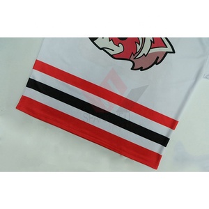 Camiseta de Hockey sobre Hielo para Hombre Tang 28, Blanca, Roja y Negra, Manga Larga, Sublimada, Absorbe la Humedad, Corte Regular, Ropa de Equipo, Protección Anti-UV - Product Image 6
