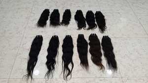 Vente en gros directe d'usine de trames de cheveux humains indiens Remy, ondulations douces, styles de boucles, extensions directes de longueur instantanée, attachées à la main - Product Image 6