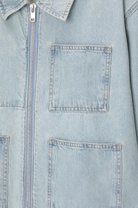 Veste de travail d'hiver OEM de haute qualité, grande taille, veste personnalisée pour hommes, veste cargo décontractée et élégante en toile, veste en jean pour hommes - Product Image 5