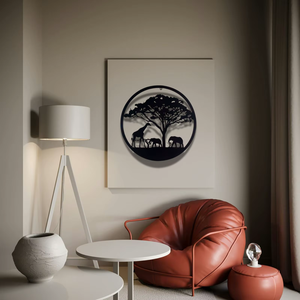 Décoration murale moderne en fer forgé pour jardin, motif faune, en acier inoxydable, sur mesure, découpe laser artisanale, lot multi-pièces - Product Image 5