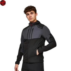 Ensemble de survêtement en nylon personnalisé, veste coupe-vent et pantalon de jogging en polyester surdimensionné, ensemble de survêtement zippé pour homme - Product Image 2
