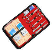 Kit de Práctica de Sutura Reutilizable de Acero Inoxidable de Primera Calidad, Juego de Instrumentos Quirúrgicos para Estudiantes de Medicina