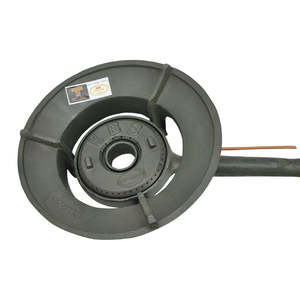 Gmax KB8V Cast Iron High-Pressure Gas <b>Stove</b> Burner with Valve Cooktop Parts - Product Image 1