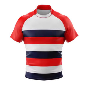 Uniformes Deportivos Personalizados al por Mayor, Camiseta de Rugby para Hombre, Kits de Rugby y Fútbol OEM con Logotipo Impreso por Sublimación de Alta Calidad - Product Image 1