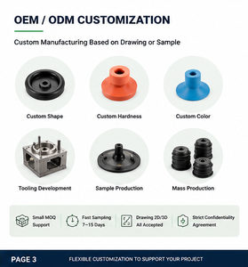 Diaphragme en caoutchouc personnalisé, contrôle des fluides industriels, joint en caoutchouc, fabricant OEM - Product Image 4