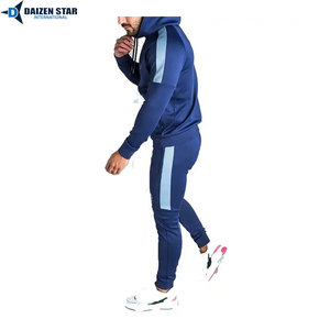 Streetwear Fleece Tracksuit 100% Polyester Solid Breathable Windproof Quick Dry Eco-Friendly Hooded Collar Midweight Drawstring - Product Image 2