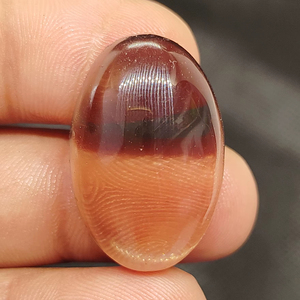 New Arrival Natural Smoky Quartz Round Smooth Cabochon High Polished Loose Handmade Light Black - Product Image 3