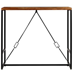 Mesa de Bar de Madera Maciza Reciclada 47.2\"x23.6\"x41.7\" - Elegancia Rústica - Product Image 3