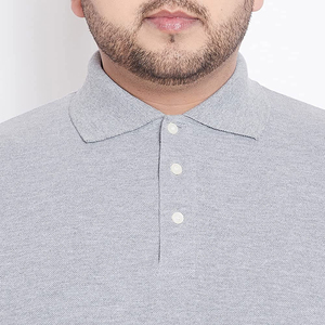 Polo casual para hombre, corte ajustado, manga corta, de algodón, para verano, con cuello alto, estilo urbano. - Product Image 5