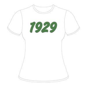 Camiseta blanca de la hermandad Iota Phi Lambda, ropa con letras griegas, año de fundación 1929, camiseta de manga corta para mujer, camiseta de regalo - Product Image 1