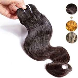 100% naturel non traité indien cheveux faisceau humide ondulé en vrac sans trame Extensions italien Curl tressage pas cher non wefté cheveux humains - Product Image 3