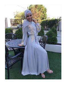 Abaya Embroidered Muslim Long Dress <b>Women</b> Pearls Kaftan Abayas <b>Robe</b> Femme Dubai Hijab Islamic Clothing Abaya 2023 - Product Image 5