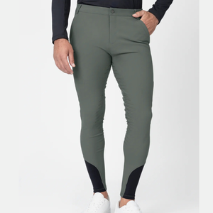 Stylish Comfortable Men Horse Riding Breeches Durable Slim <b>Fit</b> Stretch <b>Trousers</b> Customized Breathable Equestrian Show Pants - Product Image 1