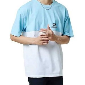 เสื้อยืดแร็กแลนทรงโอเวอร์ไซส์ผู้ชายคุณภาพสูง สไตล์ฮิปฮอป ไหล่ตก ผ้าฝ้าย 100% ระบายอากาศได้ดี - Product Image 5