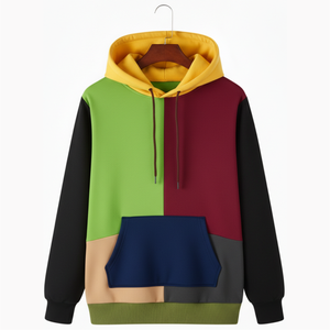 Sweat-shirt unisexe d'hiver de haute qualité, 100% coton molletonné, avec poche, imperméable, coupe classique, épais, grandes tailles - Product Image 2