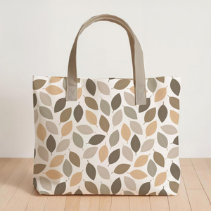 Sac de transport en coton, sac fourre-tout réutilisable en toile avec poignées confortables pour le shopping et les voyages - Product Image 1