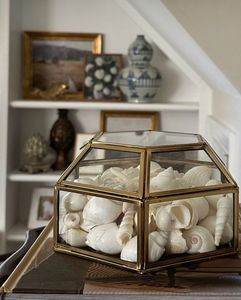 Metal & Glass Customized Storage Box With Metal Frame For Jewelry Organizers And Decorative Use Customized Glass Jewelry Boxes - Product Image 5