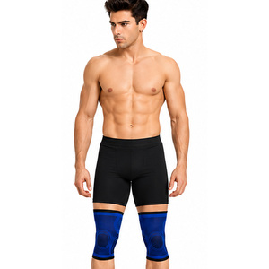 Workout Knee Sleeve Pads for Men Women Gym Fitness Training <b>Running</b> Hiking Protective Athletic Flexible Durable Non Slip OEM ODM - Product Image 1