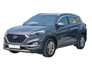 Tucson Gris Claro Usado 2018, SUV Diésel Económico 1.7L 2WD Automático, Llantas de Aleación R17, Vehículo Crossover Compacto de 5 Asientos - Product Image 1