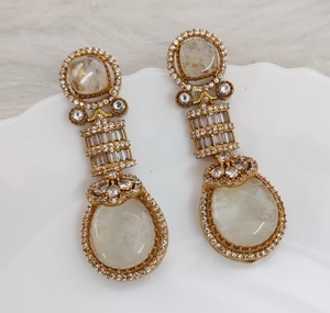 Pendientes de lujo de primera calidad, perfectos para fiestas, ocasiones festivas, pendientes llamativos, diseño elegante y sofisticado. - Product Image 2