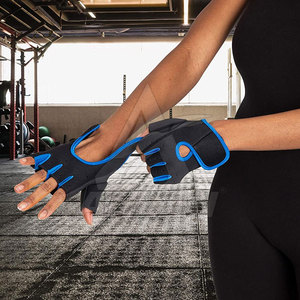 Custom Made Men And Women Fingerless Weight Lifting Fitness Gym <b>Gloves</b> Training Weighted Workout Sport Gym <b>Gloves</b> - Product Image 6